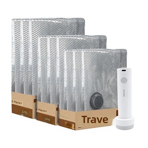 Sacs de compression <span class=keywords><strong>sous</strong></span> <span class=keywords><strong>vide</strong></span> transfrontaliers en matériau PAPE, design rectangulaire, pour couettes, vêtements, vestes, <span class=keywords><strong>rangement</strong></span> de valises et de voyage - Product Image 1