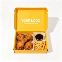Emballage biodégradable pour la vente en gros de poulet frit, frites, hot-dogs coréens, burgers français et autres plats rapides à emporter