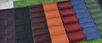 Nouvelles Tuiles de Toiture Euro Modernes en Pierre Enduite, Anti-Décoloration, Étanche, AZ50, 0,65 mm, 1355 mm, Bleu Arctique, Durables, pour Hôtels