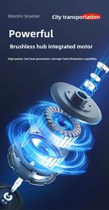 <span class=keywords><strong>Patinetes</strong></span> Eléctricos Plegables para Adultos de Inventario de Fábrica, Monopatines Pequeños de Dos Ruedas, Batería de Litio, Carga Máxima de 120 kg, Mini Monopatines - Product Image 5