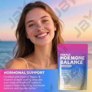 JBY Gummies Soulagement des Règles Santé <span class=keywords><strong>de</strong></span> <span class=keywords><strong>la</strong></span> Fertilité Soutient l'Équilibre Hormonal <span class=keywords><strong>Cycle</strong></span> <span class=keywords><strong>Menstruel</strong></span> Sain pour les Femmes - Product Image 5