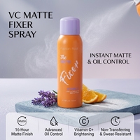 Semprotan Pengunci Rias Vitamin C Label Pribadi 24 Jam Tahan Lama Hasil Matte Pengontrol Minyak Tahan Air OEM ODM Grosir