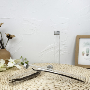 Tubes en verre borosilicate ambré transparent avec bouchon à vis, vente en gros sur mesure en usine - Product Image 6