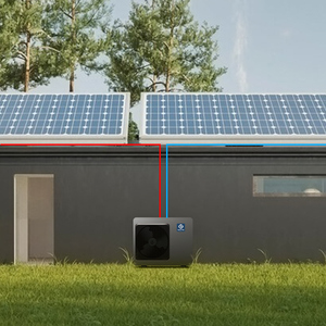 R290 R32 năng lượng mặt trời Hybrid bơm nhiệt 10KW 15KW 20kW 30Kw 40kw DC không khí biến tần để hệ thống nước - Product Image 1