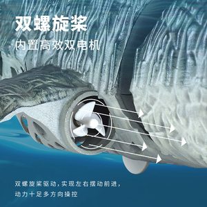 2,4G Carga inalámbrica <span class=keywords><strong>Control</strong></span> <span class=keywords><strong>remoto</strong></span> Dinosaurio simulado Pulverización de agua Tiburón Swinging <span class=keywords><strong>Mosasaurus</strong></span> Juguete de agua para niños - Product Image 3