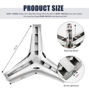 Trípode para Lavadora Samsung DC97-14369G, Pieza Estabilizadora de Acero Inoxidable - Product Image 2