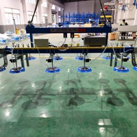 Lève-charge télescopique à ventouses 2500 kg pour la manutention de tôles en acier au carbone, lève-métal