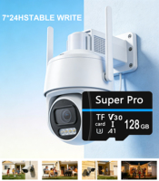 Carte SD 128 Go en stock, carte mémoire haute vitesse classe 10 C6 U1 U3, mini carte flash TF, accessoires pour smartphone, ordinateur, caméra d'action