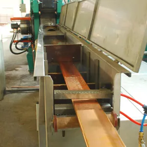 Línea de producción automática de barras de cobre