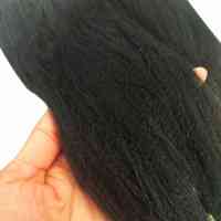 Extensiones de Cabello Pre-estiradas para Trenzar, Fibra Sintética Coreana, Material Yaki, Cabello para Trenzar de Una Sola Capa, Venta al Por Mayor