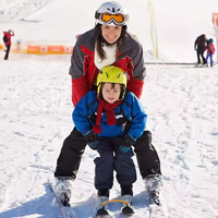 Connecteur de pointe de ski professionnel pour enfants Sangle de randonnée pour débutants Launch Pad et aide pédagogique par Edgie Wedgies
