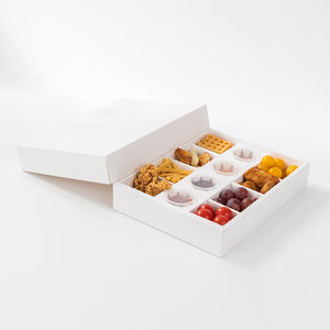 LOKYO قابلة للتحلل حزب نزه وجبة خفيفة الغذاء التعبئة والتغليف طبق مربع مع فواصل وصلصة - Product Image 5