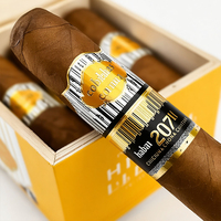 Bandes de cigares avec logo personnalisé - Étiquettes holographiques imperméables, résistantes à l'huile, anneaux en papier artistique durable