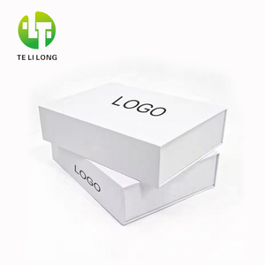 Caja <span class=keywords><strong>de</strong></span> Cartón Rígido Magnética Plegable Portátil Reutilizable <span class=keywords><strong>de</strong></span> Lujo Blanca con Logotipo Personalizado <span class=keywords><strong>para</strong></span> <span class=keywords><strong>Ropa</strong></span>, Cosméticos, Embalaje, Soporte <span class=keywords><strong>de</strong></span> Separación, Regalo - Product Image 1