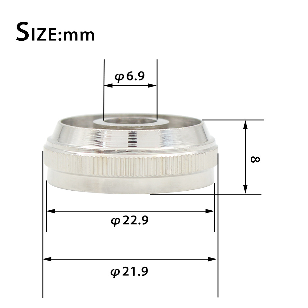 M MBAT 3Pcs Trumpet Button Bottom Screw Piston Lower Cover And Upper Screw Piston Upper Cover Silver Trumpet Replacement Parts