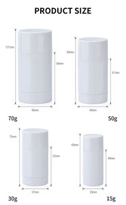 Contenitore Cosmetico Vuoto Personalizzato <span class=keywords><strong>da</strong></span> 15g 30g 50g 70g, Mini Tubo Rotondo in Plastica PP per <span class=keywords><strong>Deodorante</strong></span> <span class=keywords><strong>da</strong></span> <span class=keywords><strong>Viaggio</strong></span> - Product Image 6