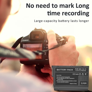Phụ Kiện Máy Ảnh Pin EN-EL15 Thay Thế 2700MAh Giải Mã Đầy Đủ Pin 7.4V Pin Máy Quay Video Pin Kỹ Thuật Số - Product Image 4