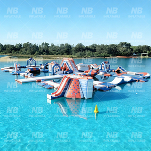 Customized Adult Water Floating Obstacle Course Equipment Sport <b>Game</b> Park Price Commercial <b>Inflatable</b> on Lake <b>Inflatable</b> Floatin - Product Image 5