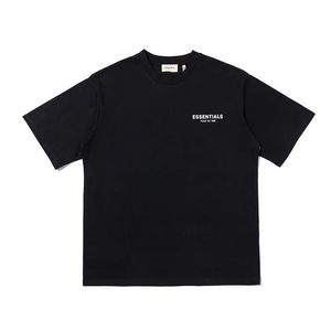 Camiseta de verano para hombre, moderna, de manga corta, con estampado de estrella de cinco puntas, estilo holgado e informal, top FOG de estilo urbano. - Product Image 4