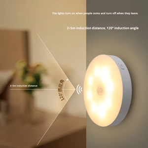 ไฟ<span class=keywords><strong>เพดาน</strong></span>เซ็นเซอร์ตรวจจับความเคลื่อนไหว, ไฟ LED ไร้สายแบบใช้แบตเตอรี่สำหรับตู้เสื้อผ้า, ทางเดิน, บันได, ห้องน้ำ - Product Image 5