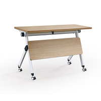 Table de formation pliante pour l'école, table de réunion moderne pour salle de conférence, bureau, salle de formation scolaire
