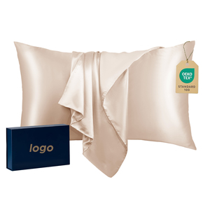 Federe in Pura <span class=keywords><strong>Seta</strong></span> di Gelso 100% 22 Momme, Misura Queen 51x76cm con Cerniera, Vendita all'Ingrosso - Product Image 2