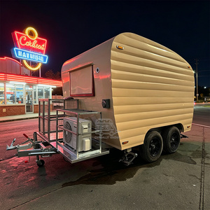 Food Truck Unique à Coins Arrondis, Remorque de Restauration Personnalisée à Bords Ovales - Product Image 3