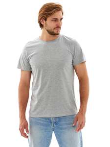 เสื้อยืดคอตตอนพรีเมียม 30/1 สำหรับผู้ชาย เนื้อผ้านุ่ม ระบายอากาศดี คอกลม ทรงปกติ ใส่ได้ทุกวัน สวมใส่สบาย คุณภาพส่งออก - Product Image 4