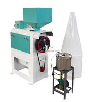 Machine à blanchir et à polir le riz 800 kg/h, polisseuse à riz avec souffleur, machine à décortiquer le riz