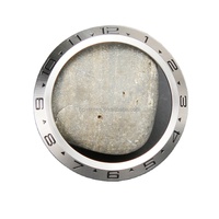 Montre en acier inoxydable 316L SSKX007, double fuseau horaire, lunette de pilote