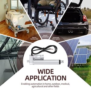 1000n dc 12v חשמלי עמיד למים רעש נמוך זרם ליניארי 50 מ "מ-350 מ" מ מכה חזק ליניארי תנועה - Product Image 6