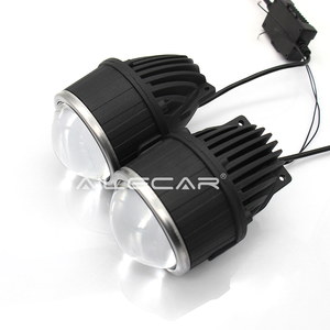 Phổ 37W 3.0inch LED Đèn sương mù HI/lo bi máy chiếu cao rõ ràng ống kính nhanh chóng cài đặt ba màu Temperature-12V mới 3000K - Product Image 2