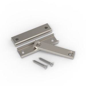 Magnet Neodymium Kuat 27Kg F50mm 60lbs dengan 2 Lubang Countersunk Magnet Persegi Panjang Magnetik - Product Image 1