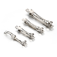 PL pince à cheveux pour filles femme français Barrette printemps cheveux Base blanc arc épingle à cheveux automatique pince à cheveux pour la fabrication de bijoux bricolage