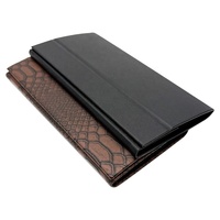 Accessoires de lunettes haut de gamme étui à lunettes en cuir de Style d'affaires de luxe étui à lunettes optique Portable lampe de lecture