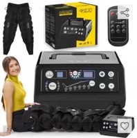 Meilleur masseur de pieds à compression à six modes, masseur de jambes à compression d'air pour la récupération des blessures et l'entraînement sportif