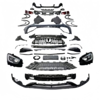Body Kit Bumper Depan & Belakang Berkualitas Tinggi untuk Mercedes GLC W253 Upgrade ke AMG GLC63, Presisi Pas Tanpa Kerusakan Saat Pemasangan