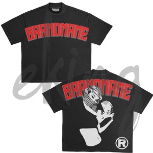 T-shirt girocollo Casual <span class=keywords><strong>a</strong></span> mezza manica con stampa personalizzata t-shirt <span class=keywords><strong>a</strong></span> trasferimento termico con stampa grafica in cotone squadrato per uomo - Product Image 4