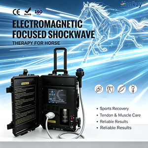 Máquina de Terapia de Ondas de Choque de Alta Calidad para Animales, Dispositivo de Masaje Muscular con Terapia de Ondas de Choque Enfocadas para Uso Animal - Product Image 1