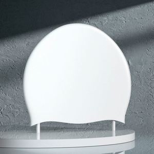 Mei Fanzhe YM02 Bonnet de bain unisexe adulte en silicone imperméable, protection des oreilles, antidérapant, couleur unie, pour cheveux longs, fabriqué en Chine - Product Image 6