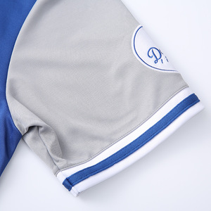 Maillots de baseball et softball brodés sur mesure sérigraphiés sur soie antibactériens de grande taille évacuant l'humidité respirante séchage rapide - Product Image 4