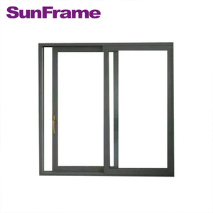 Inicio <span class=keywords><strong>Ventanas</strong></span> correderas de aluminio de doble acristalamiento con diseño de mosquitera Patrón de apertura horizontal Marco de aleación de aluminio - Product Image 3