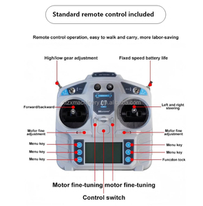 Zware goederen transportmateriaal verplaatsingsgereedschap elektrische vrachtwagen tankwagen met afstandsbediening - Product Image 5