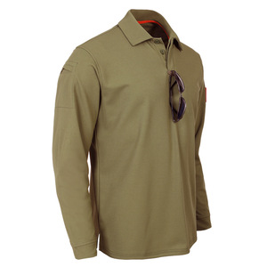 <span class=keywords><strong>Chemises</strong></span> à manches longues pour <span class=keywords><strong>femmes</strong></span>, décontractées, en tricot uni, respirantes, à séchage rapide, anti-froissement - Product Image 3