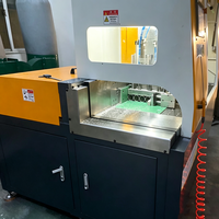 Machine de découpe CNC d'aluminium entièrement automatique à alimentation horizontale pour pièces automobiles, avec lame de scie multi-barres de 550 mm, pour usine de machines