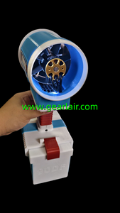 Ventilateur à conduit EDF 90 mm 8S, 8 kg de poussée, moteur brushless haute performance pour avion RC, schéma de couleurs Gundam - Product Image 4