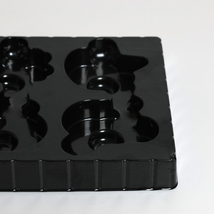 CPET/PET <strong>Plastic</strong> Disposable Tray <strong>Insert</strong> with Dividers for Chocolate Boxes Customized Color &amp; Shape - Product Image 4