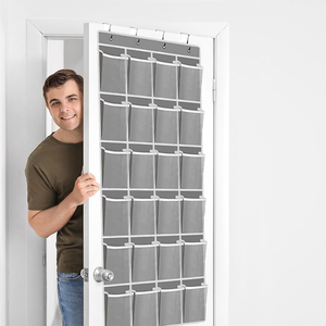 High Quality Fine Mesh Door <strong>Shoe</strong> Organizer <strong>Hanging</strong> Closet Holder Hanger <strong>Storage</strong> Bag With 24 Large Mesh Pockets <strong>Storage</strong> for Home - Product Image 6