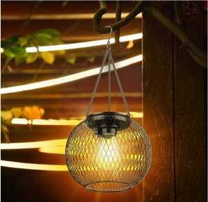 Linterna <span class=keywords><strong>solar</strong></span> colgante impermeable mejorada para decoraciones de caminos de jardín al aire libre hermosa iluminación con energía <span class=keywords><strong>solar</strong></span> para árboles - Product Image 6