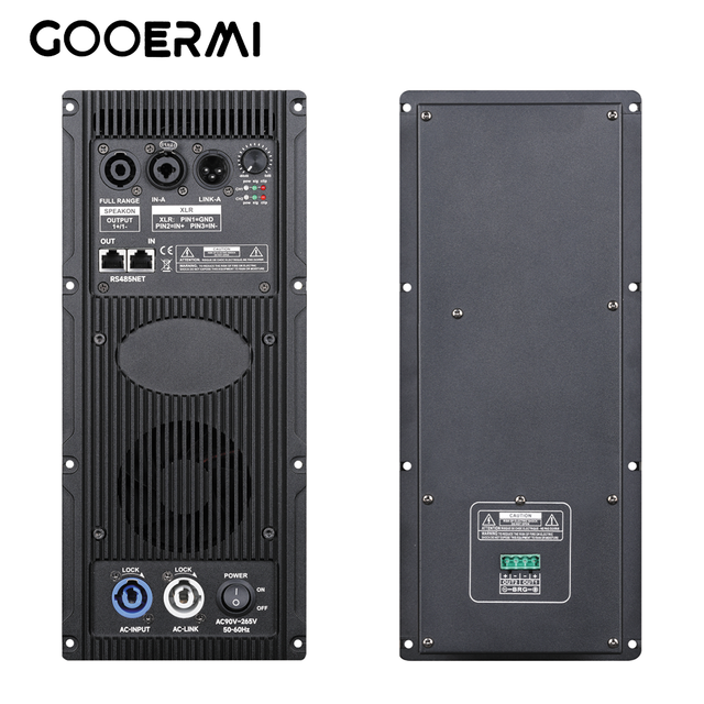 KX2.10 Professional 2 Channel DSP Class D Amplifier Module 1000W 8 Ohm 1600W 4 Ohm FIR EQ Limiter RS485 Active Speaker PA System